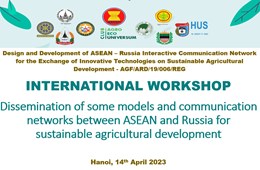 Hội thảo Khoa học quốc tế “Chia sẻ một số mô hình, mạng lưới tương tác truyền thông giữa ASEAN - Nga cho phát triển nông nghiệp bền vững”
