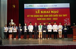 Khai mạc Kỳ thi chọn học sinh giỏi quốc gia THPT năm học 2022-2023 tại Hội đồng thi Đại học Quốc gia Hà Nội