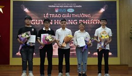 Giải thưởng Nguyễn Hoàng Phương chắp cánh cho những tài năng vật lý trẻ bay xa