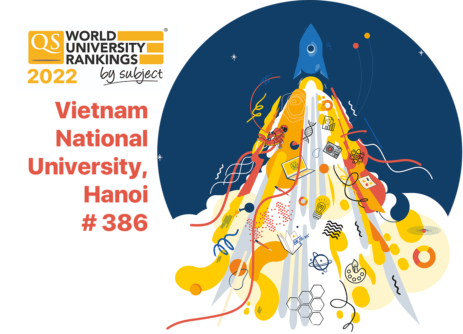 QS World University Rankings 2023: ĐHQGHN trong nhóm 801-1000 và gia tăng điểm ở uy tín học thuật, tuyển dụng