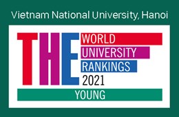 Bảng xếp hạng đại học trẻ tốt nhất thế giới của Times Higher Education 2021: ĐHQGHN ở vị trí 251–300 trong lần đầu tham gia