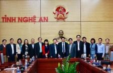 Trường Đại học Khoa học Tự nhiên, ĐHQGHN và tỉnh Nghệ An thúc đẩy các nội dung hợp tác đã được ký kết