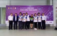 Đội tuyển Trường ĐHKHTN tiếp tục dẫn đầu tại Hội thi Olympic Hóa học sinh viên toàn quốc lần thứ X năm 2018