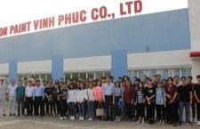 Sinh viên CTĐT Công nghệ kĩ thuật Hóa học chất lượng cao tham quan và trải nghiệm tại Công ty Sơn Nippon Việt Nam